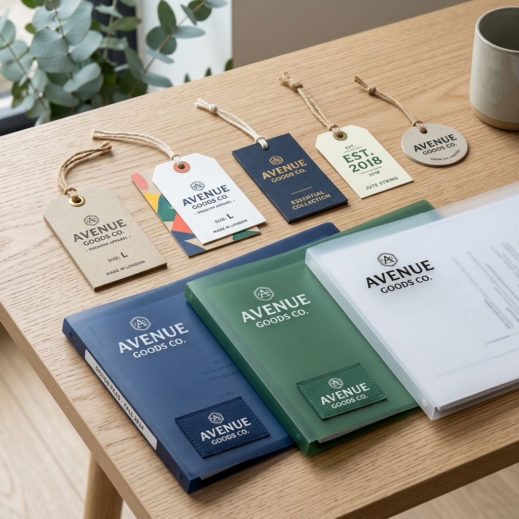Garment Hang Tags and Office Files